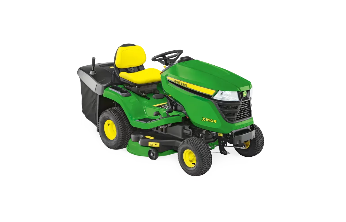 John Deere X350R Rear Collection Lawn Tractor