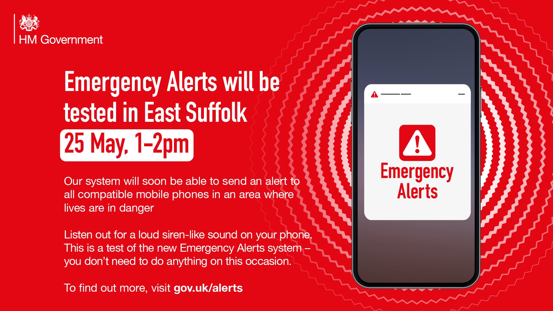 Emergency Alert SMS Trial in East Suffolk